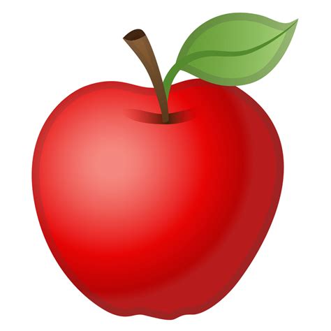 emoji apple red